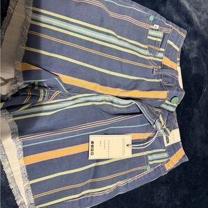 Judy Blue BNWT  pin stripe denim shorts S